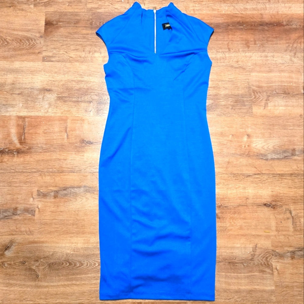 Alexia Admor Royal Blue Midi Dress